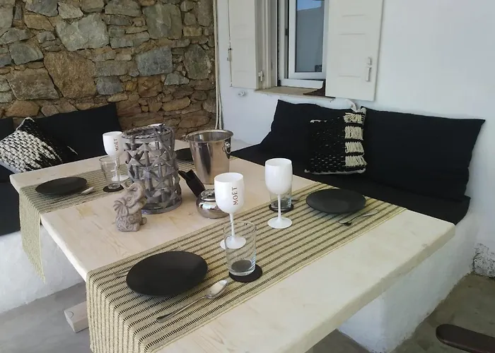 Pequena Casa Cerca De Mikonos Ciudad Lägenhet *